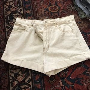 high waisted “mom” shorts